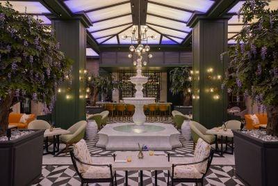 Soleil Restaurant Fountain