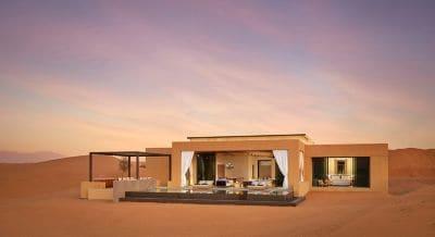 Exterior of 2 bedroom villa day shot 