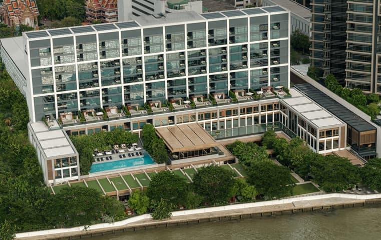 Aerial view of Capella Bangkok