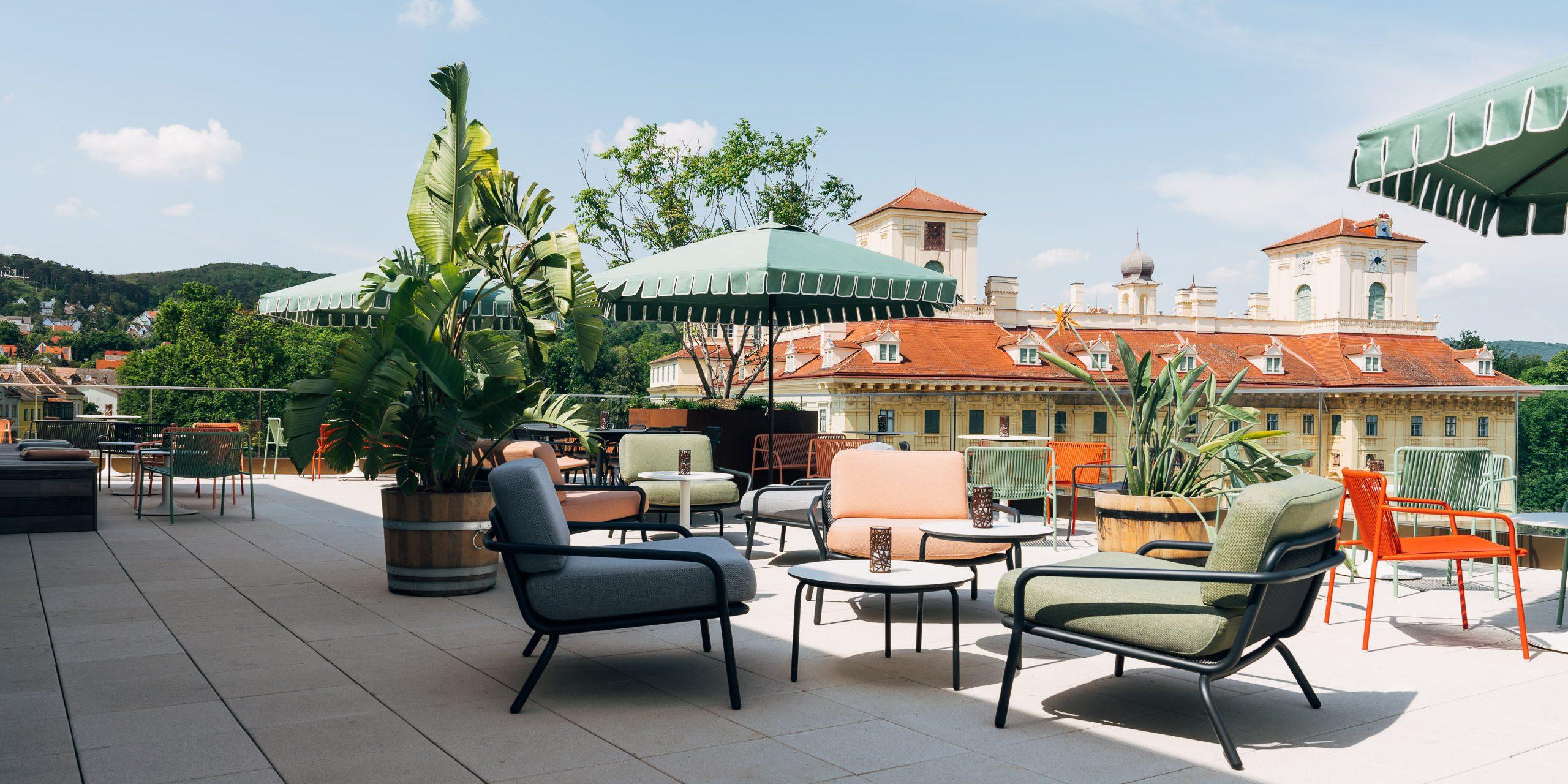 Photo: Sunny Terrace with Seating Areas