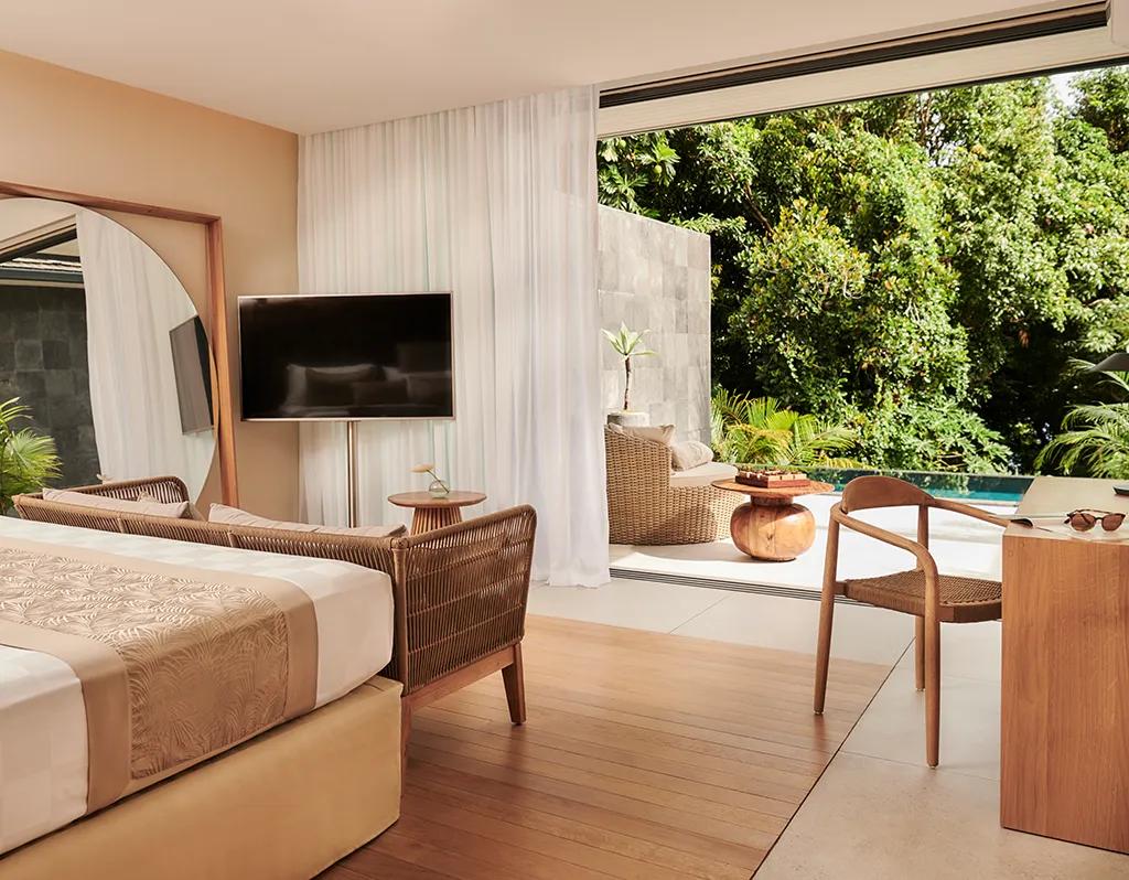 La chambre du Pool Lodge