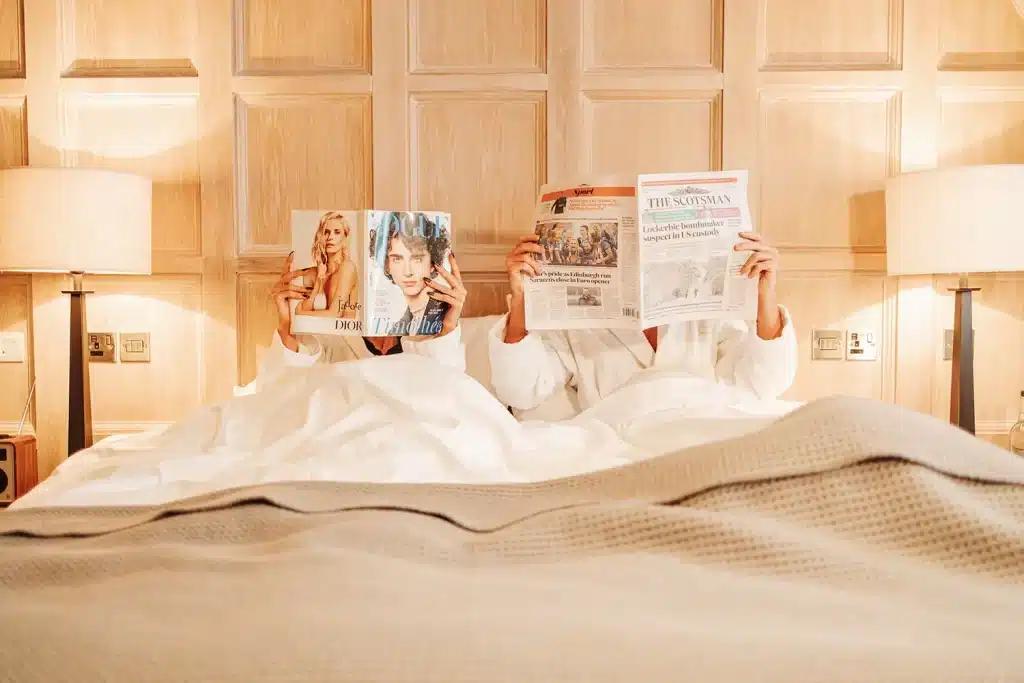 Scotsman Hotel Bedroom