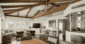 South Mountain Grand Suite with vaulted ceilings, open living space, full kitchen, and golf course views.