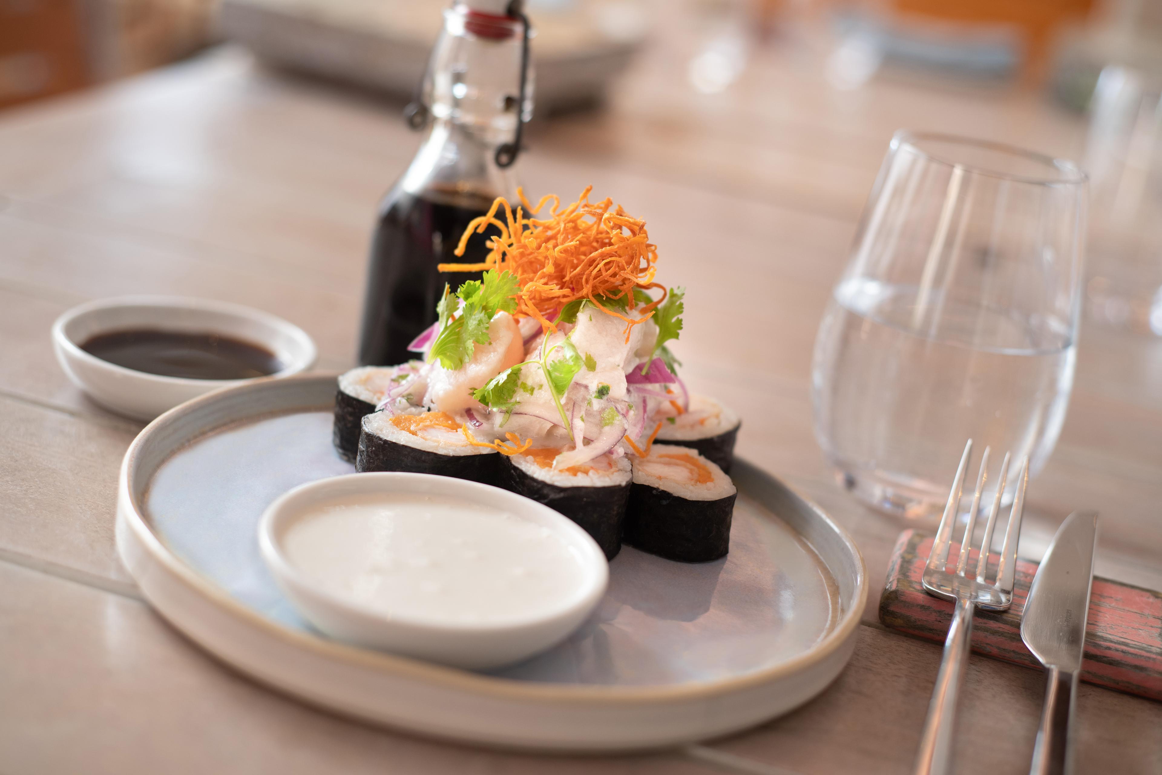 Exquisite plating at Causa