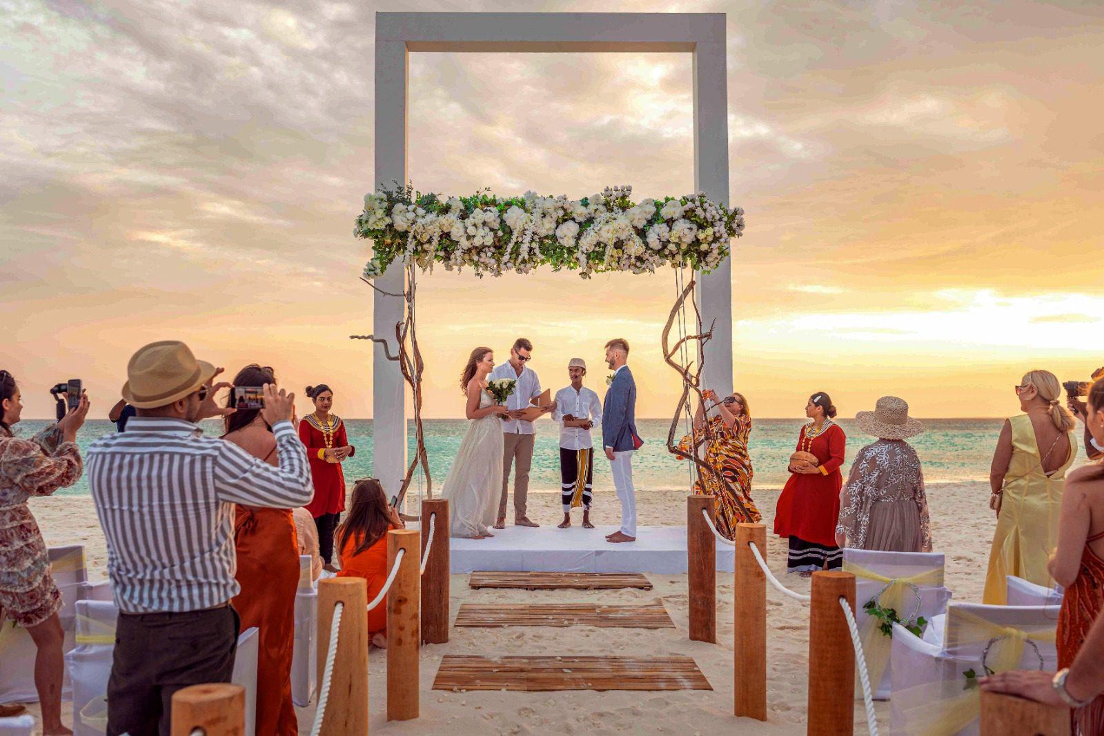 Private Sandbank Wedding