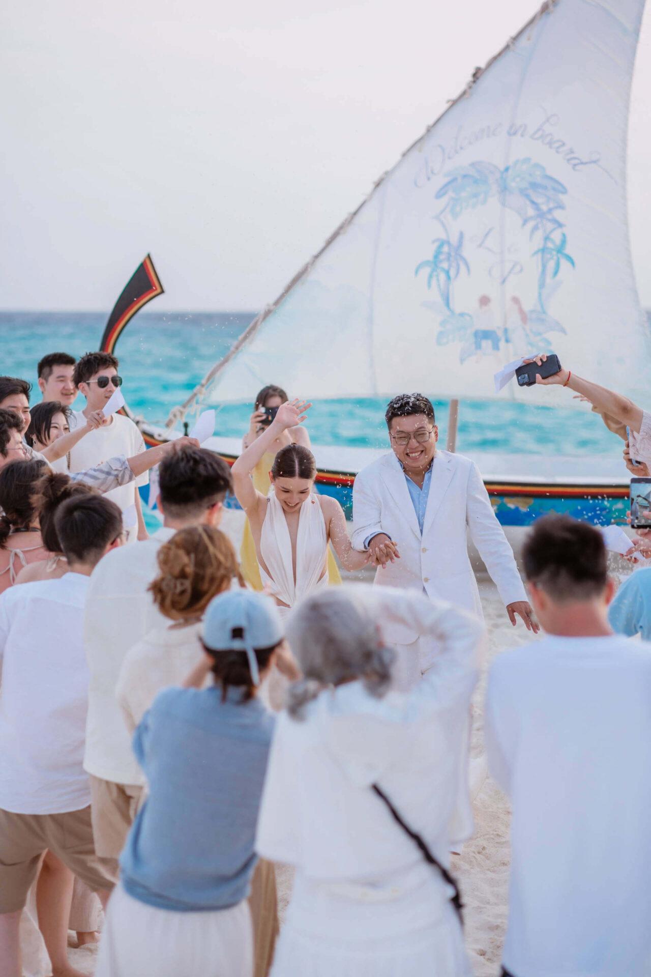 Private Sandbank Wedding