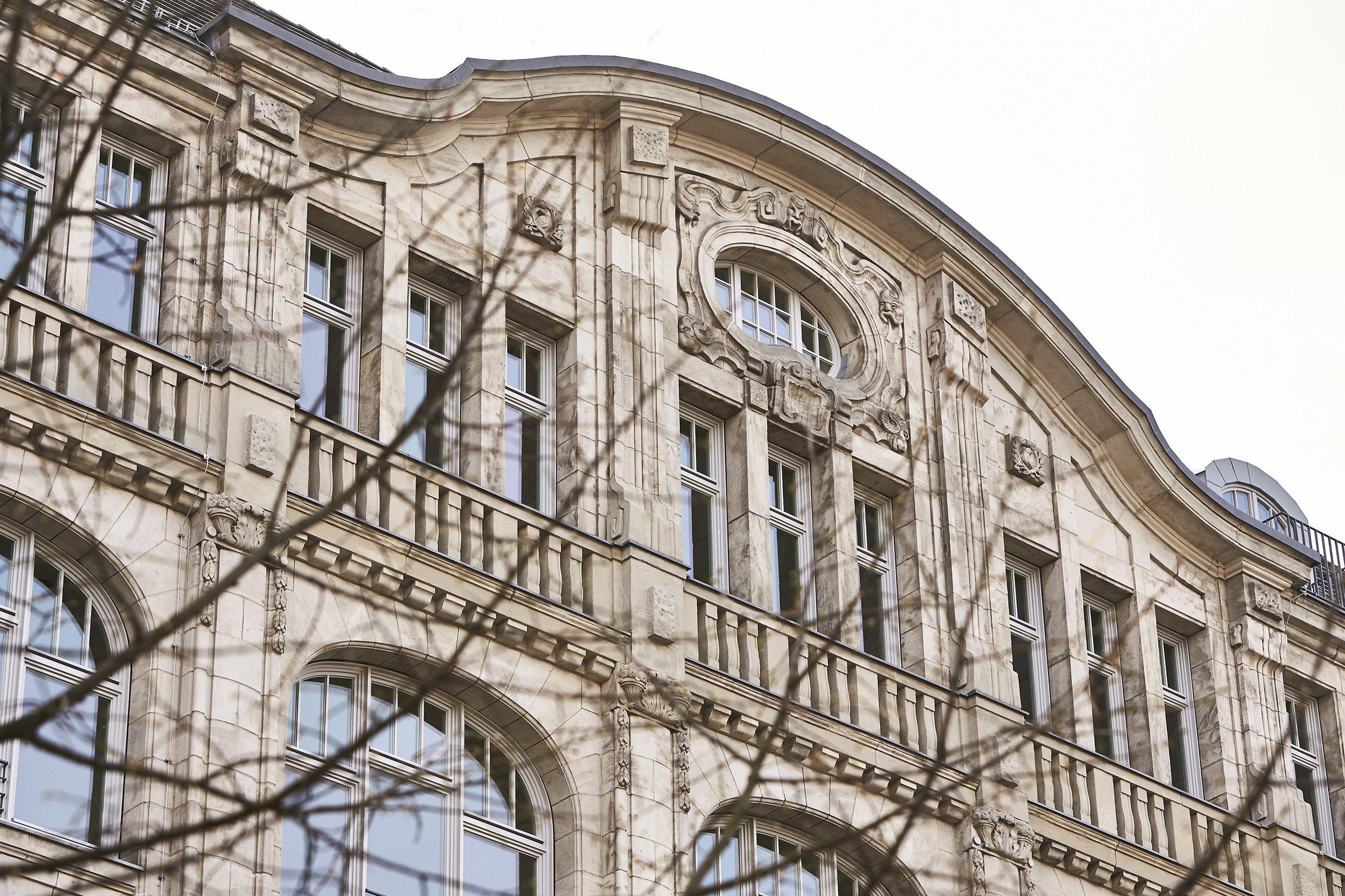 Luxurious, historic facade – from the Orania Luxury Hotel in Kreuzberg.